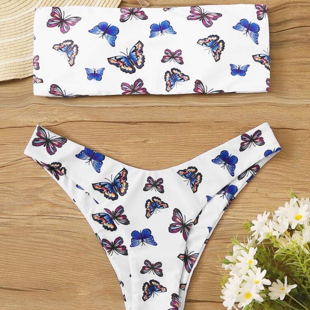 Shein butterfly bikini